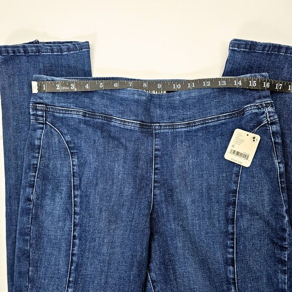 Free People Double Dutch Women's Split Front Mid Rise Pull On Jeggings Size M - Picture 12 of 16